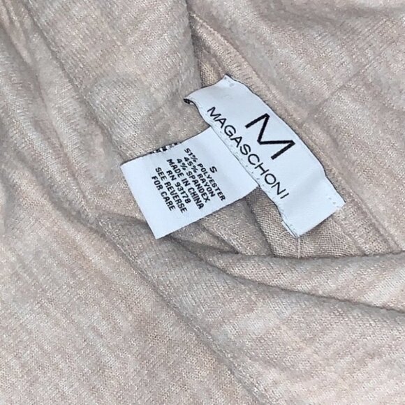 𝅺MAGASCHONI light pink long sleeves hooded sweater size small - Picture 6 of 11